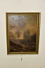 Untitled by John Longstaffe, oil on canvas, offered Oct 2022