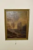 Untitled by John Longstaffe, oil on canvas, offered Oct 2022