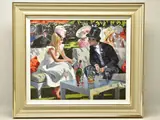 'ASCOT GLAMOUR', a signed limited edition print of by Sherree Valentine Daines, print, sold Oct 2022
