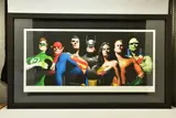 Original seven by Alex Ross, print, sold Oct 2022