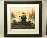 All our yesterdays by Mackenzie Thorpe, print, sold Oct 2022