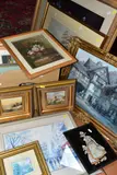 to include two modern L. Bosman nostalgic Dutch winter scenes, oils by Decorative Paintings And Prints, watercolour, sold Oct 2022