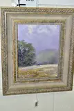 Barn near cannock chase by Dennis Harper, oil on canvas, sold Oct 2022