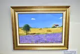 Cornfield of provence by Frederic De Fontenay, oil on canvas, sold Oct 2022