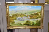 Burnsall, yorkshire by Sheila Turner, oil on canvas, sold Oct 2022