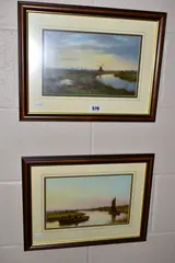 Cantlers dyke by William Luker Senior, 1891, oil on board, sold Oct 2022