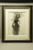 The song within by Henry Asencio, charcoal on paper, sold Aug 2022