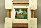 Autumn in the country by Itzchak Tarkay, serigraph, sold Aug 2022