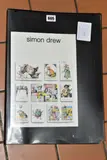 A folio of forty signed prints by Simon Drew, print, sold Aug 2022