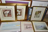 comprising two signed Kelly Jane limited editions depicting a Lily and a by Ten Decorative Pictures, print, sold Aug 2022
