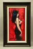 Endless nocturne by Henry Asencio, oil on wood, sold Jul 2022