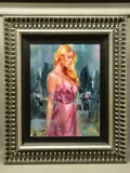 For a while i by Anna Razumovskaya, oil on canvas, sold Jul 2022
