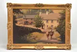 A whitewashed by Ronald Moseley, oil on canvas, sold Jul 2022
