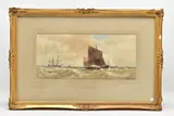 Off the north foreland by Thomas Bush Hardy, watercolour on paper, sold Jul 2022