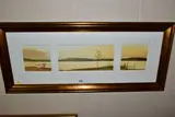 Mini landscape triptych iv by Ged Mitchell, 1993, pastel, offered Jul 2022