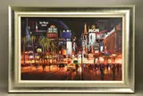 'Vegas Lights', a limited edition print of a Las Vegas skyline at by Henderson Cisz, print, sold Jul 2022