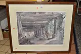 Gossip after market, perigord by William Russell Flint, print, sold Jul 2022