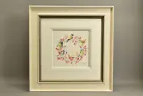 Bird and berry garland by Amanda Gordon, watercolour on paper, sold Jun 2022
