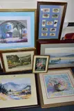 to include Nick Grant watercolour of a man and his dog with a boat at a by Paintings And Prints Etc, watercolour, sold Jun 2022
