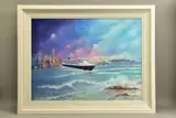 Queen mary ii by Philip Gray, pastel on paper, sold Jun 2022