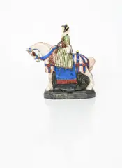 Medieval Lady on Horseback a rare earthenware sculpture on stepped by Stanley Thorogood, sculpture, sold Jun 2022