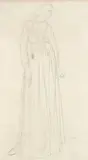 Portrait of Lady Ottoline Morrell by Henry Lamb, Pencil, offered May 2022