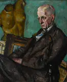 Portrait of Terrick Williams by Alfred Wolmark, Oil on board, sold May 2022