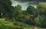 Shernden near Edenbridge Signed Stroudley by James Stroudley, Oil on board, sold May 2022