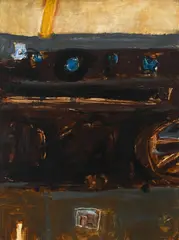 Façade Signed and dated BELL 59 by Trevor Bell, Oil on board, offered May 2022