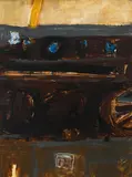 Façade Signed and dated BELL 59 by Trevor Bell, Oil on board, offered May 2022