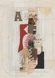 Still life with a guitar Signed by Francois Dreulle, Collage, offered May 2022