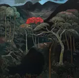 Picnic No by Widayat, Oil on canvas, sold May 2022
