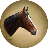Portrait of Kalaglow Signed Mara McGregor by Mara McGregor, Oil on canvas, sold May 2022