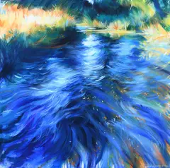 Ambagia Signed and dated Nick Andrew 2001 by Nick Andrew, Acrylic on canvas, sold May 2022