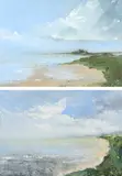 Towards Dunstanburgh Castle by Oona Campbell, oil on canvas, sold May 2022