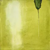 The Ground is Green I Indistinctly by Estelle Thompson, Oil on linen canvas, sold May 2022