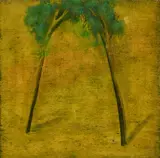 Waiting Indistinctly by Estelle Thompson, Oil on linen canvas, sold May 2022