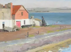 Market Quay by Phoebe Donovan, Oil on canvas, sold May 2022