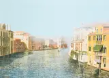 View of the Grand Canal by Chris Wild, Oil on board, offered May 2022