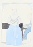 Frühlingsnacht Inscribed twice Frühlingsnacht by Siegfried Sassoon, Pencil and watercolour, offered May 2022
