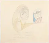 Old Juliet Duff by Siegfried Sassoon, Pencil and watercolour, sold May 2022