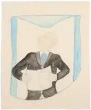 Nazareth Inscribed NAZARETH/Sacred Song/Boo*** by Siegfried Sassoon, Pencil and watercolour, offered May 2022