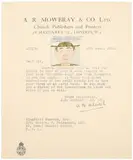 Portrait of a clergyman wearing a broad brimmed hat Pencil and by Siegfried Sassoon, Pencil and watercolour, sold May 2022