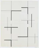 Drawing 78 by Alan Reynolds, pencil on Card, sold May 2022