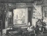 The Gamekeeper's Cottage Etching 17 by Robin Tanner, Etching, sold May 2022
