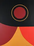 Red Ochre Black by Terry Frost, Screenprint, sold May 2022