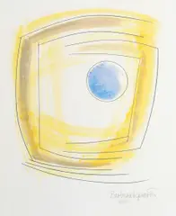 Winter Solstice Signed and numbered Barbara Hepworth/40/150 by Barbara Hepworth, Screenprint, sold May 2022