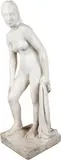 Standing female nude Signed VIRGINIO/PESSINA by Virginio Pessina, Marble, sold May 2022