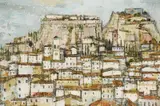 Corfu by Thomas Swimmer, oil on canvas, sold Mar 2022