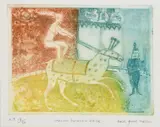 Slack Wire Walker by Eric James Mellon, print (other), sold Mar 2022